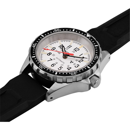 Montre automatique moyenne pour plongeur &eacute;dition arctique, Num&eacute;rique, &agrave; piles, 36 mm, Noir Waymarc Industries Inc