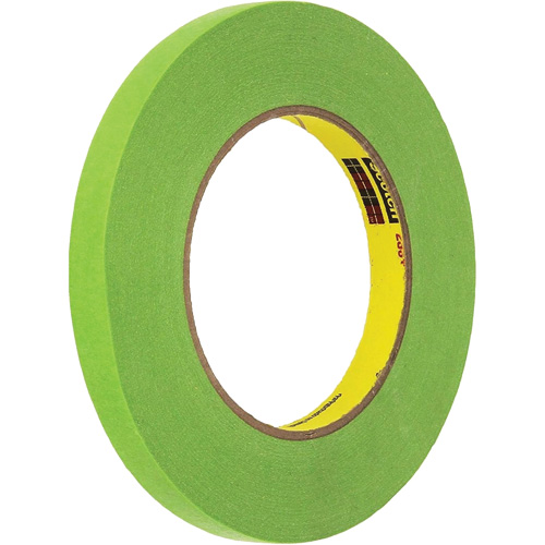 Scotch&reg; Performance Masking Tape 233+, 12 mm (1/2") x 55 m (180'), Green Waymarc Industries Inc