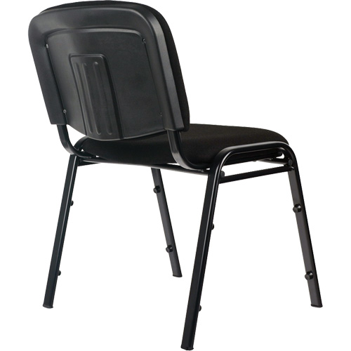 Chaises empilables, Tissu, Hauteur 32", Capacit&eacute; 250 lb, Noir Waymarc Industries Inc