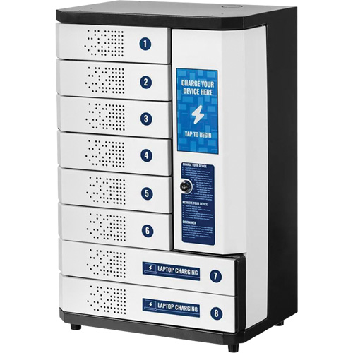 KwikBoost&reg; 8-Bay Self-Service Charging Locker Waymarc Industries Inc