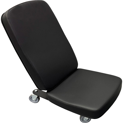 Mini chaise industrielle FLEX, Vinyle, Noir, Capacit&eacute; 280 lb Waymarc Industries Inc