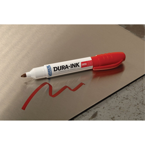 Marqueur Dura-Ink no 55, Rouge, Pointe Ciseau Waymarc Industries Inc