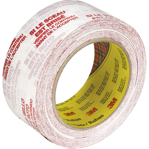Ruban d'emballage Scotch 3771 avec message, Adh&eacute;sif Thermofusible, 2 mils, 48 mm (1-22/25") x 100 m (328') Waymarc Industries Inc