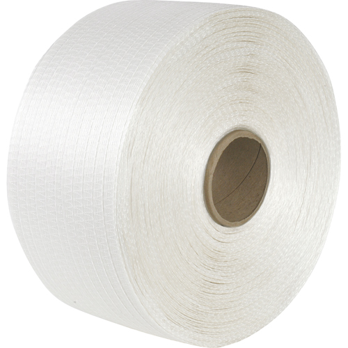 Woven Cord Strapping, Polyester Cord, 1/2" W x 3900' L, Manual Grade Waymarc Industries Inc