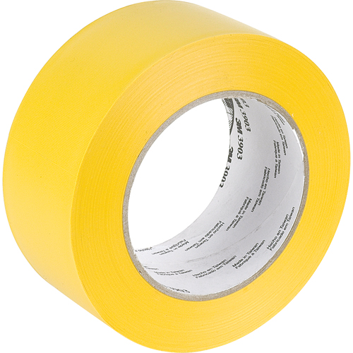 Rubans adh&eacute;sifs en vinyle 3903, 50 mm (2") la x 45,5 m (149,25') lo, 6,3 mils, Jaune Waymarc Industries Inc