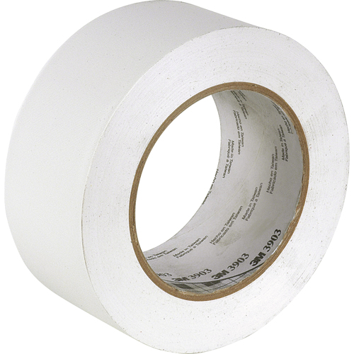3903 Vinyl Duct Tape, 50 mm (2") W x 45.5 m (149.25') L, 6.3 mils, White Waymarc Industries Inc