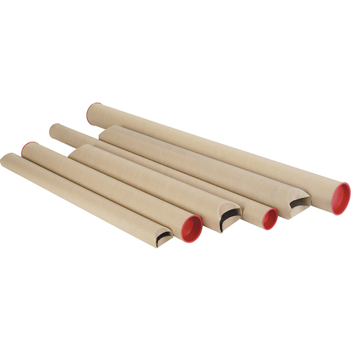 Snap-Seal Mailing Tubes, Round, 3" W x 18" L Waymarc Industries Inc