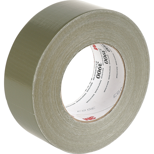 Rubans adh&eacute;sifs polyvalent 3900, 8 mils, Vert olive, 48 mm (2") x 55 m (180') Waymarc Industries Inc