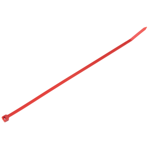 Intermediate Cable Ties, 8" Long, 40 lbs. Tensile Strength, Red Waymarc Industries Inc