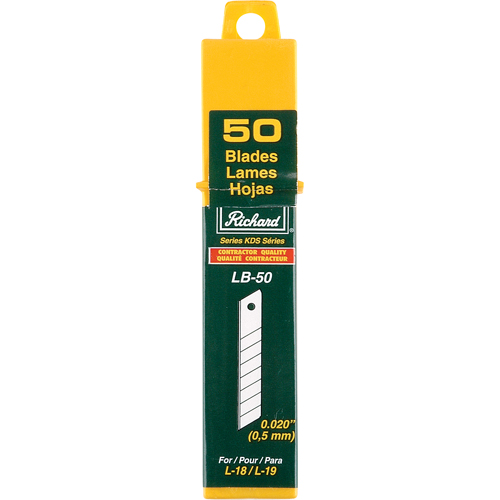 Lames de rechange, Style Cassable Waymarc Industries Inc