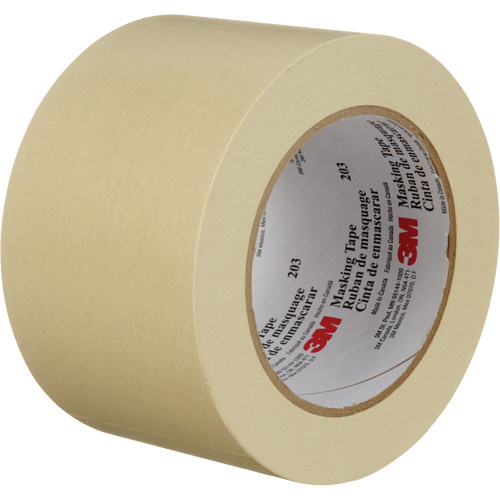 Highland 203 Masking Tape, 72 mm (3") x 55 m (180'), Beige Waymarc Industries Inc