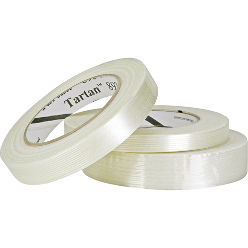 Tartan 8934 Filament Tape, 4 mils Thick, 12 mm (1/2") x 55 m (180')  Waymarc Industries Inc