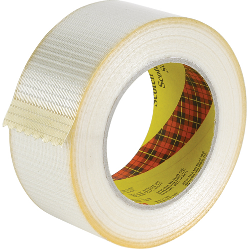 Scotch&reg; Bi-Directional Filament Tape 8959, 5.7 mils Thick, 72 mm (3") x 50 m (164')  Waymarc Industries Inc