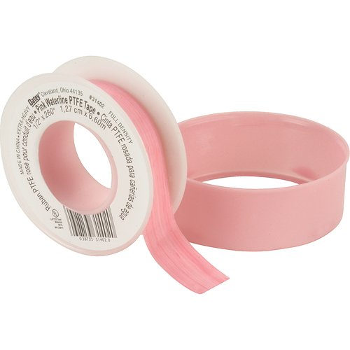 Ruban en Teflon - Pour filets de conduite d'eau, 260" lo x 1/2" la, Rose Waymarc Industries Inc