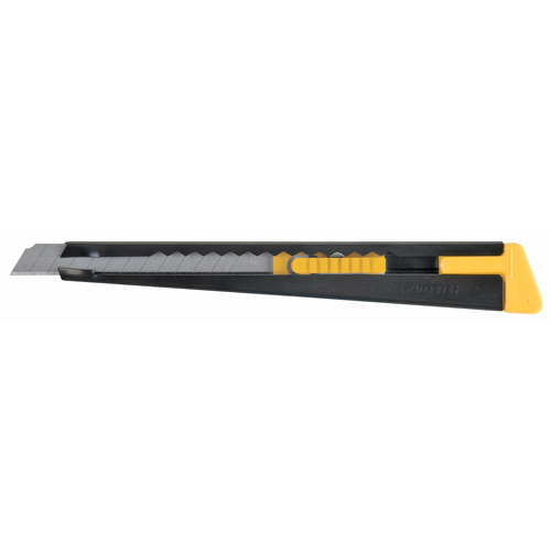 Standard-Duty Knife ATK600, 9 mm, Carbon Steel, Plastic Handle Waymarc Industries Inc