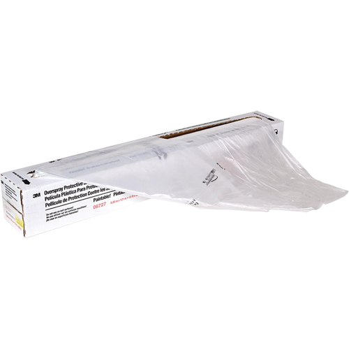 Feuille de protection contre l'exc&egrave;s de projection, 400' lo x 12' la, Plastique Waymarc Industries Inc