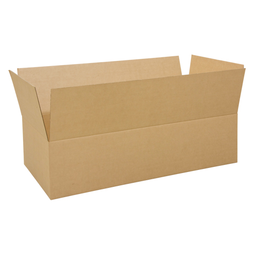 Boîte en carton ondul&eacute;, 48" lo x 24" la x 12" h, ondulations C Waymarc Industries Inc