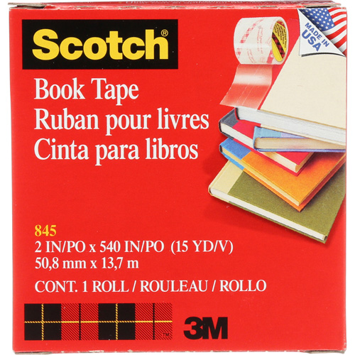 Ruban pour la r&eacute;paration de livres Scotch Waymarc Industries Inc