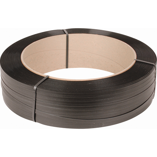 Feuillard, Polypropyl&egrave;ne, 1/2" la x 7200' lo, Noir, Calibre Machine Waymarc Industries Inc