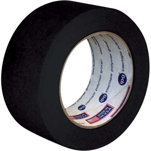 Utility Grade Coloured Masking Tape, 24 mm (1") x 55 m (180'), Black Waymarc Industries Inc