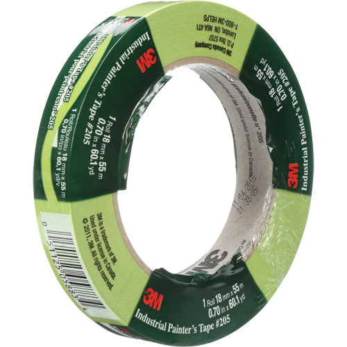 Industrial Painter's Tape 205, 18 mm (3/4") x 55 m (180'), Green Waymarc Industries Inc