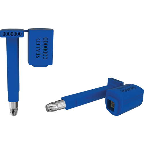 High Security Locktainer Security Seals, 3-1/4", Metal, Bolt Seal Waymarc Industries Inc