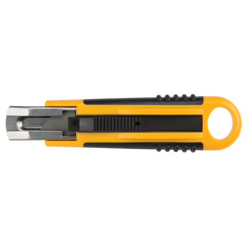 Couteau autor&eacute;tractable ATK1000, 18 mm, Acier au carbone, Prise en Plastique Waymarc Industries Inc