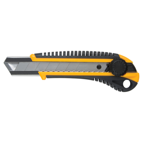 Couteau ATK800, 25 mm, Acier au carbone, Robuste, Prise en Caoutchouc Waymarc Industries Inc