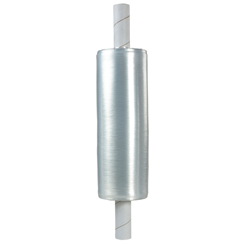 Extended Core Hand Stretch Wrap, 120 Gauge (30 micrometers), 20" x 700', Clear Waymarc Industries Inc