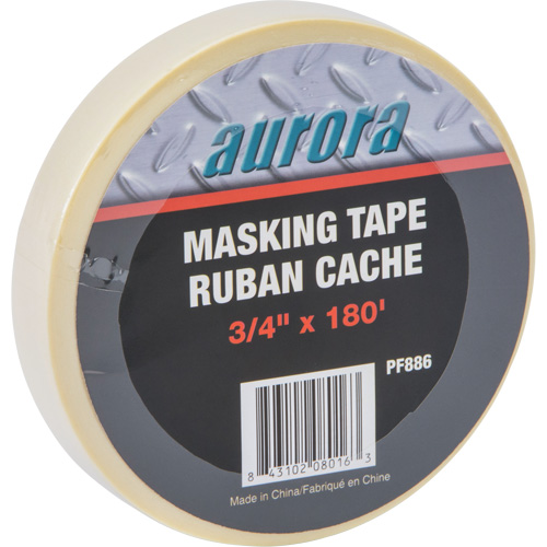 General Purpose Masking Tape, 18 mm (3/4") x 55 m (180'), Beige Waymarc Industries Inc