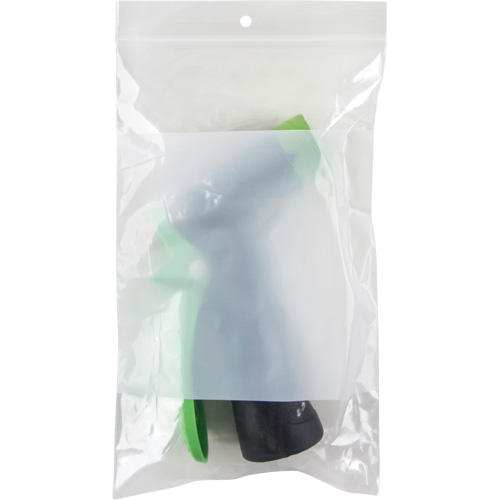 Sacs en poly avec espace inscriptible blanc, Refermable, 8" x 5", 2 mils Waymarc Industries Inc