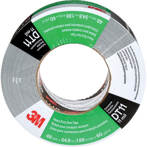 Ruban adh&eacute;sif robuste DT11, 11 mils, Argent, 48 mm (2") x 55 m (180') Waymarc Industries Inc
