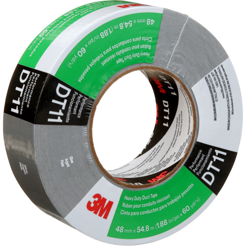 Ruban adh&eacute;sif robuste DT11, 11 mils, Argent, 48 mm (2") x 55 m (180') Waymarc Industries Inc