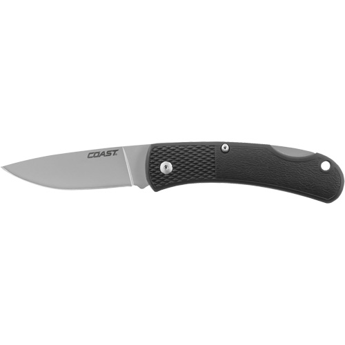 Folding Utility Knife, 2-1/2" Blade, Stainless Steel Blade, Cushion Handle Waymarc Industries Inc