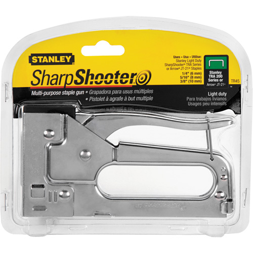Light-Duty Staple Gun, 5/16"/1/4"/3/8" Staples Waymarc Industries Inc