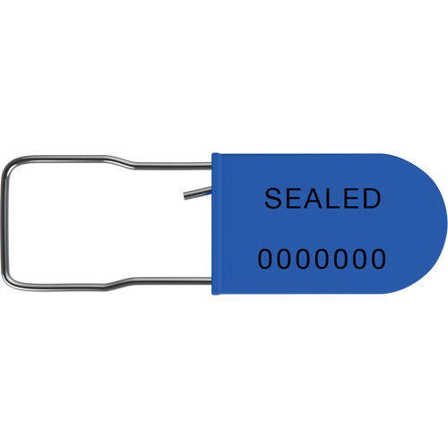 UniPad S Security Seals, 1-1/2", Metal/Plastic, Padlock Waymarc Industries Inc