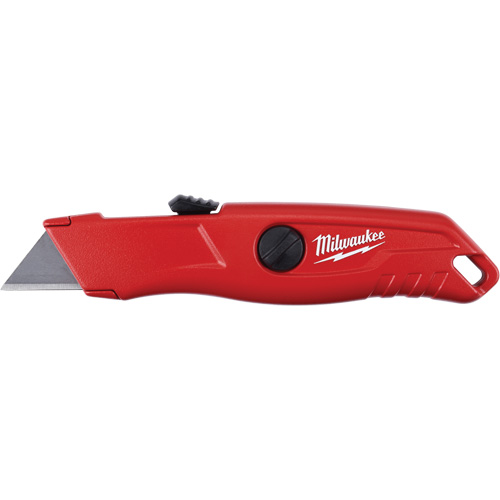 Self-Retracting Knife, 3/4", Steel, Metal Handle Waymarc Industries Inc