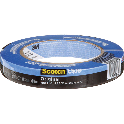 ScotchBlue Original Multi-Surface Painter's Tape 2090, 18 mm (3/4") x 54.8 m (180'), Blue Waymarc Industries Inc