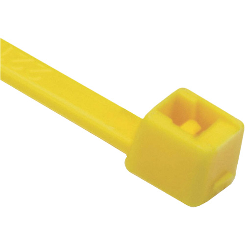 T Series Cable Ties, 8" Long, 50 lbs. Tensile Strength, Yellow Waymarc Industries Inc