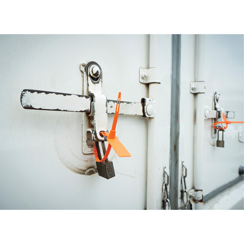 Security Seal, 7-3/4", Plastic, Truck Seal Waymarc Industries Inc