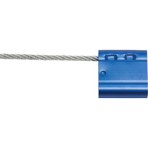 Scell&eacute;s de haute s&eacute;curit&eacute;, 12", M&eacute;tal, Scell&eacute; &agrave; c&acirc;ble Waymarc Industries Inc