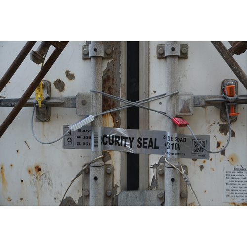 Scell&eacute;s de haute s&eacute;curit&eacute;, 12", M&eacute;tal, Scell&eacute; &agrave; c&acirc;ble Waymarc Industries Inc