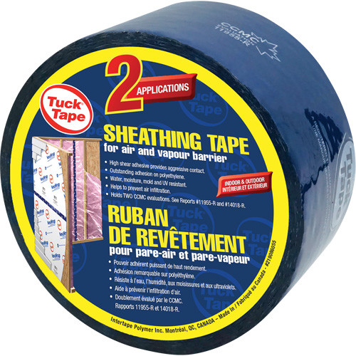 Ruban de rev&ecirc;tement pour entrepreneurs, 60 mm (2-3/8") x 0,0 m (0,0'), Bleu Waymarc Industries Inc