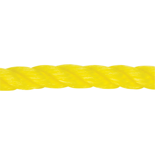 Corde jaune tress&eacute;e 1/2", Polypropyl&egrave;ne, 335' Waymarc Industries Inc