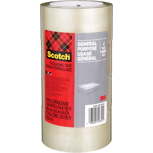 Ruban d'emballage pour l'exp&eacute;dition Scotch 175G, 48 mm (2") x 50 m (164') Waymarc Industries Inc