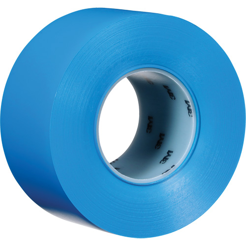 Durable Floor Marking Tape 971, 3" x 108', Vinyl, Blue Waymarc Industries Inc