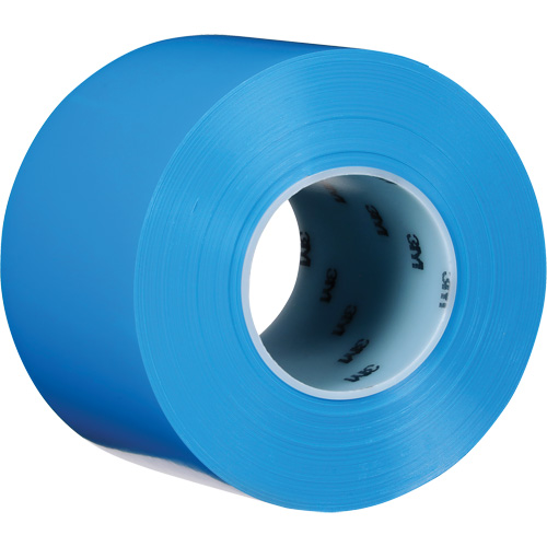 Ruban de marquage de planchers durable 971, 4" x 108', Vinyle, Bleu Waymarc Industries Inc