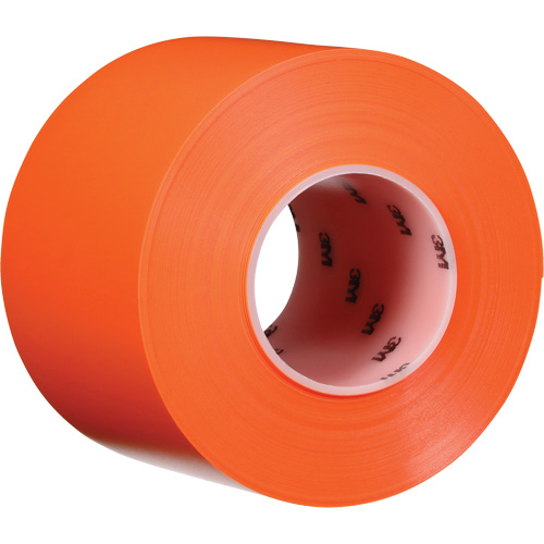 Ruban de marquage de planchers durable 971, 4" x 108', Vinyle, Orange Waymarc Industries Inc