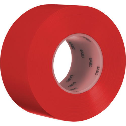 Ruban de marquage de planchers durable 971, 3" x 108', Vinyle, Rouge Waymarc Industries Inc