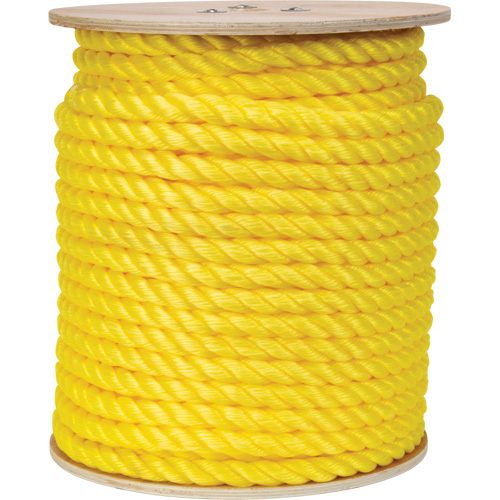 Corde jaune tress&eacute;e, Polypropyl&egrave;ne, 300' Waymarc Industries Inc
